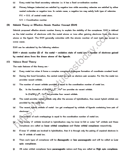 JEE-Mains-Chemistry-Coordination-Chemistry-Notes 2