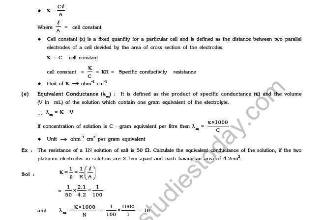JEE-Mains-Chemistry-Electrochemistry-Notes 7