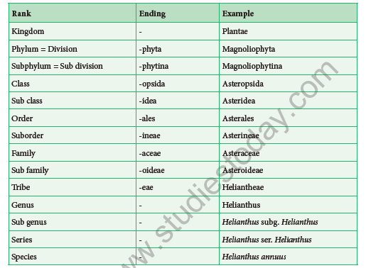 NEET-Botany-Taxonomy-and-Systematics-Botany-Chapter-Notes 2