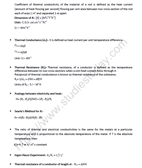 NEET-Physics-Heat-Transfer-Revision-Notes 2