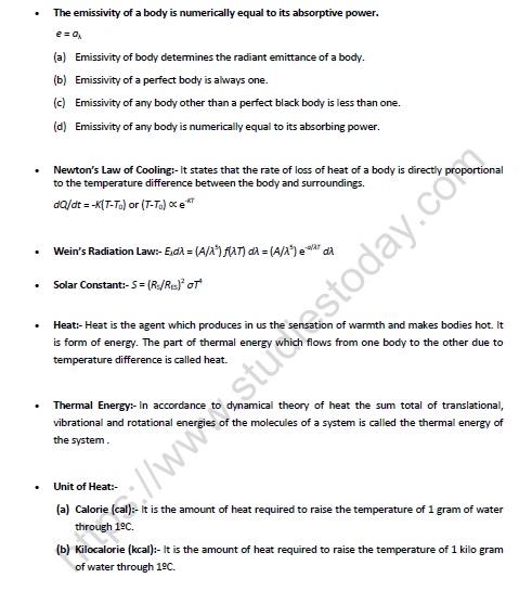 NEET-Physics-Heat-Transfer-Revision-Notes 6