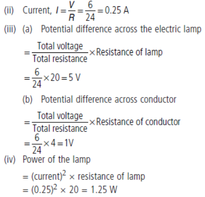 CBSE Class 10 Science Electricity VBQs