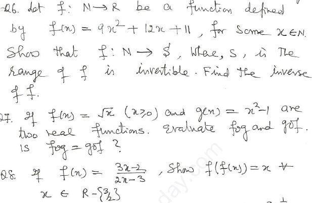 ""CBSE-Class-12-Mathematics-Relations-And-Functions