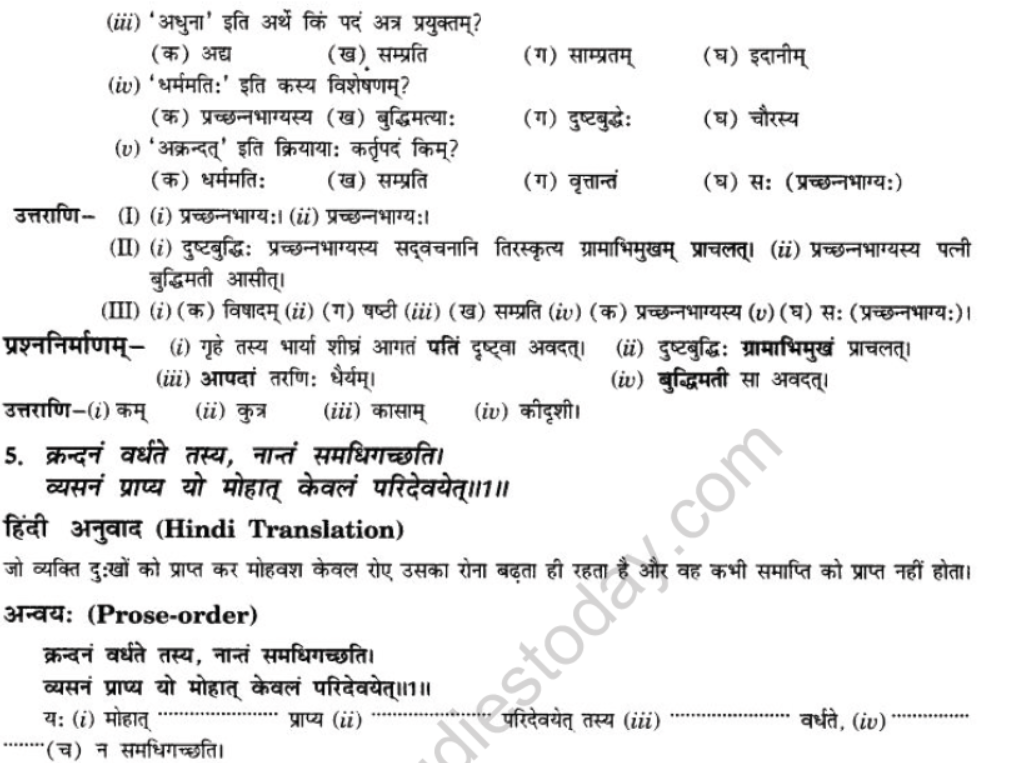 NCERT-Solutions-Class-10-Sanskrit-Chapter-6-Sadhuvrit-Samachret-10