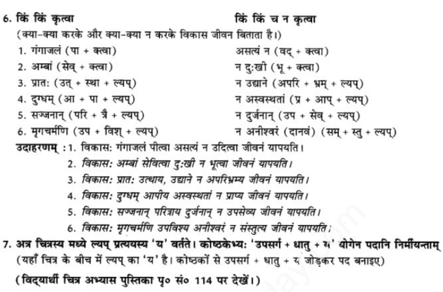 ncert-solutions-class-9-sanskrit-chapter-17-trman-ktva-layap-prtyayana-prayog