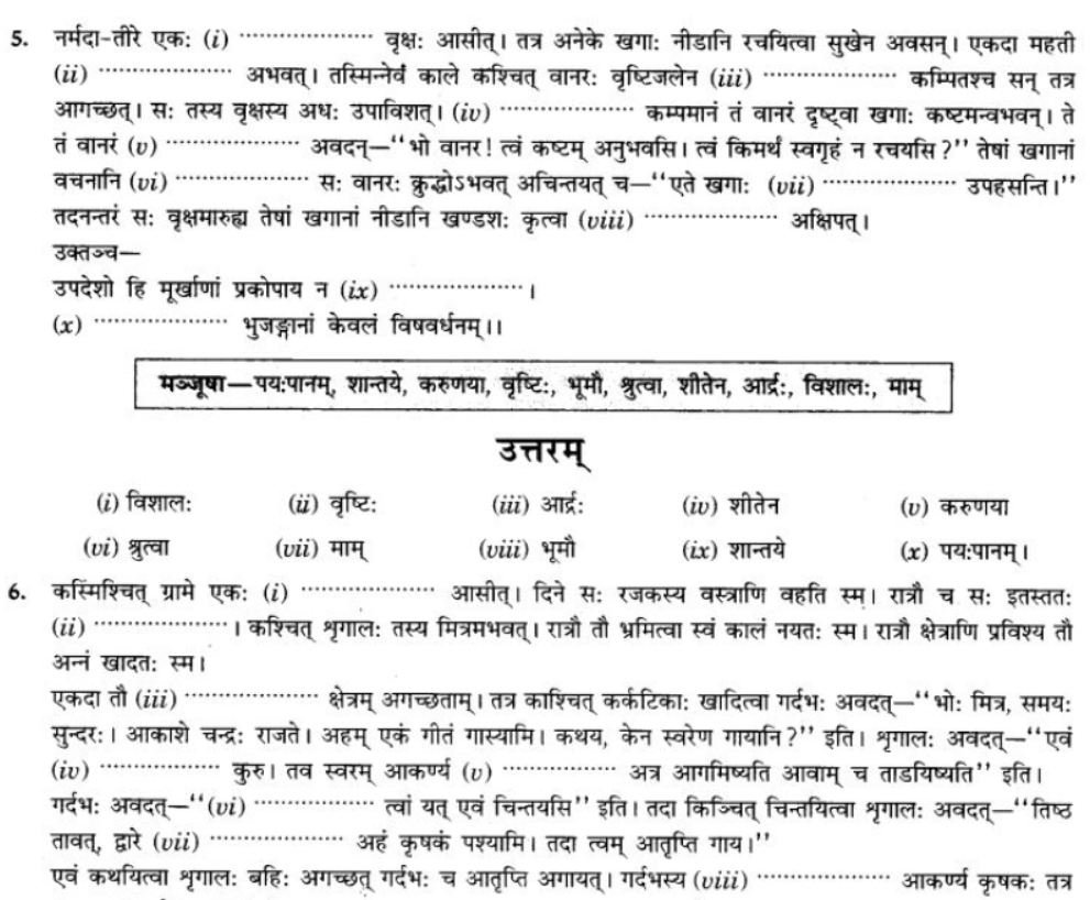 ncert-solutions-class-9-sanskrit-chapter-3-sadetadharit-laghukatha